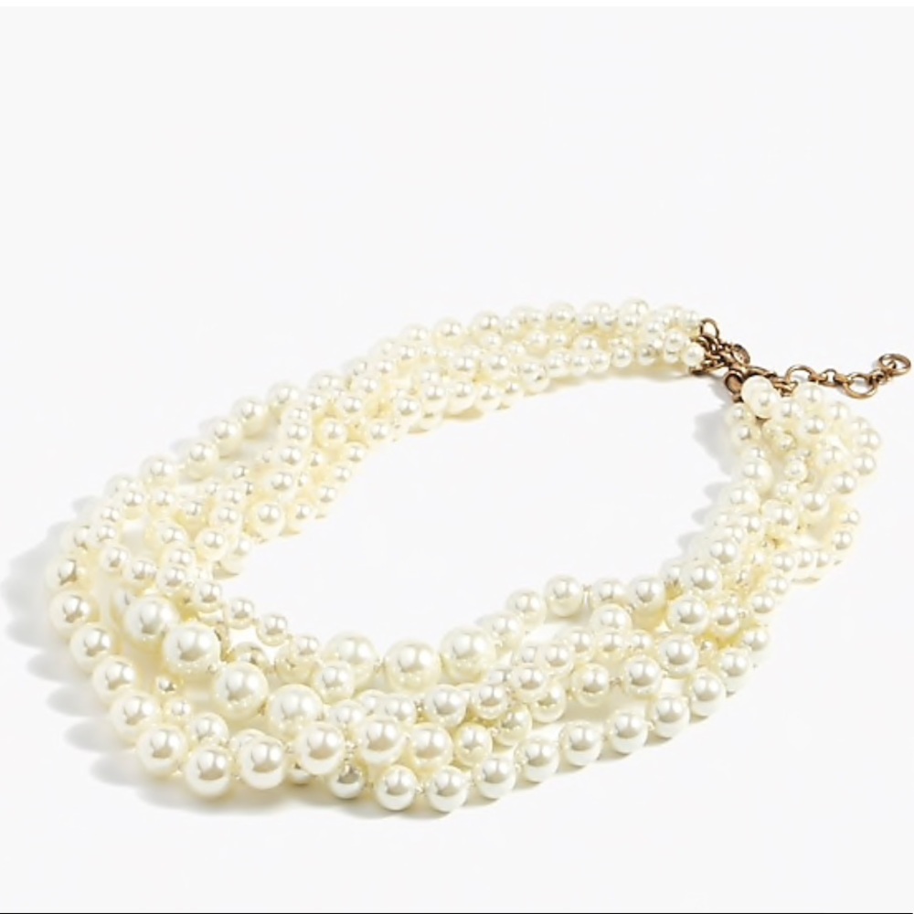 ❌SOLD❌{J. Crew} Multi Strand Pearl Necklace